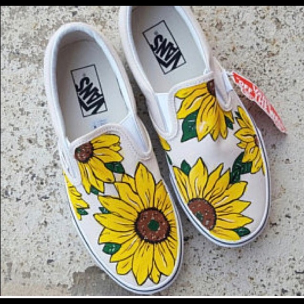 Custom made sneakers.